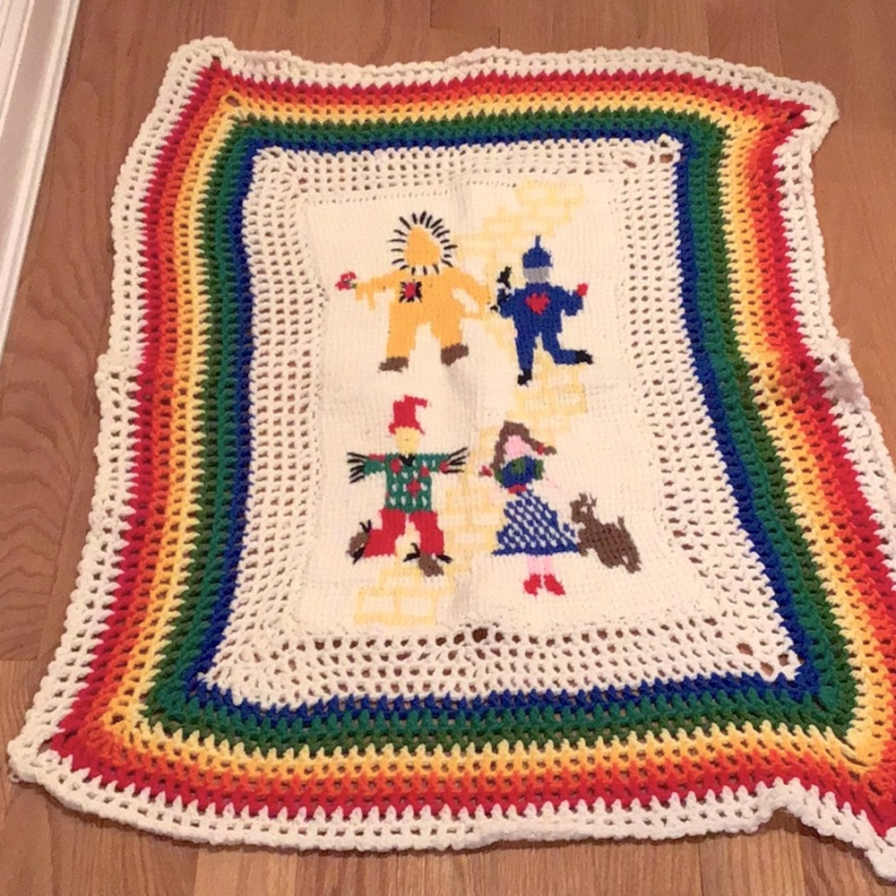 Handmade Wizard of Oz baby blanket